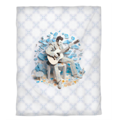 Origami Dreams Duvet Cover displaying intricate origami-inspired patterns for a sophisticated bedroom look.